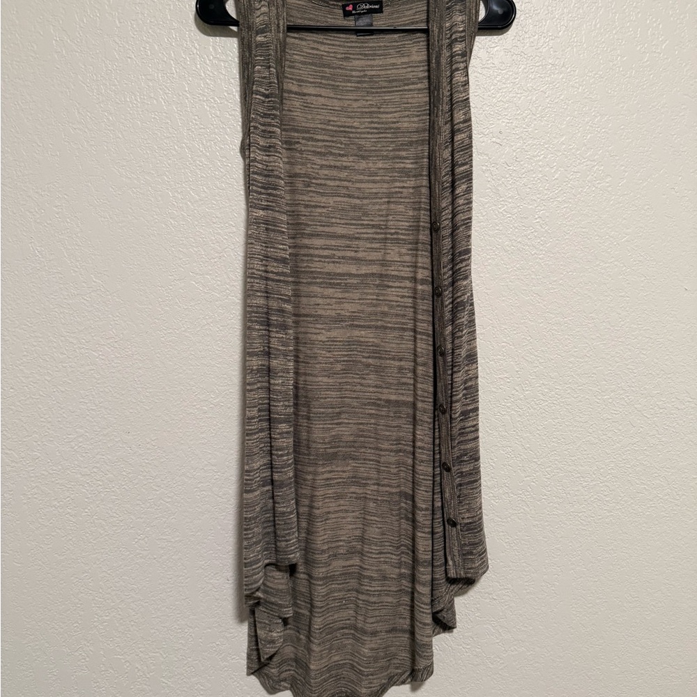 Delirious Heathered Gray Vest